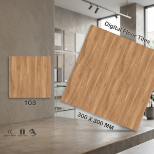Qualité supérieure 300x300mm Gris foncé 12x12 Carrelages de sol en céramique émaillée Design numérique Utilisation de la salle de bain Prix d'exportation compétitifs - Product Image 4