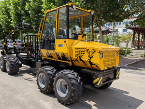 Rimorchio con Pinza per Legname HAIJU con Certificazione CE Euro 5, Rimorchio Forestale con Pinza Rotante, Capacità <span class=keywords><strong>di</strong></span> Carico 5 Tonnellate per Costruzioni - Product Image 1