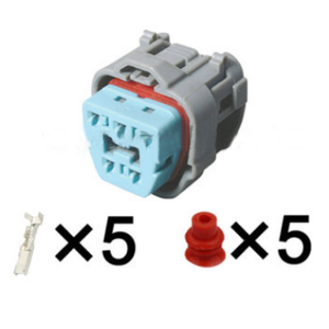 Женский автомобильный 5-контактный серый разъем <span class=keywords><strong>6189</strong></span>-0618 - Product Image 2