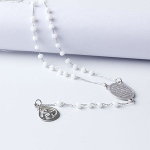 <span class=keywords><strong>Collana</strong></span> <span class=keywords><strong>Rosario</strong></span> Musulmana Islamica con Perline Arcobaleno e Ciondolo Allah in <span class=keywords><strong>Acciaio</strong></span> Inossidabile - Product Image 6