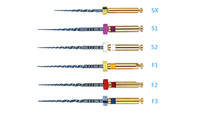 Limes rotatives endodontiques électriques en NiTi de qualité supérieure, haute flexibilité, SX-F3, marque JINGC, consommables dentaires de classe I pour le traitement des canaux radiculaires