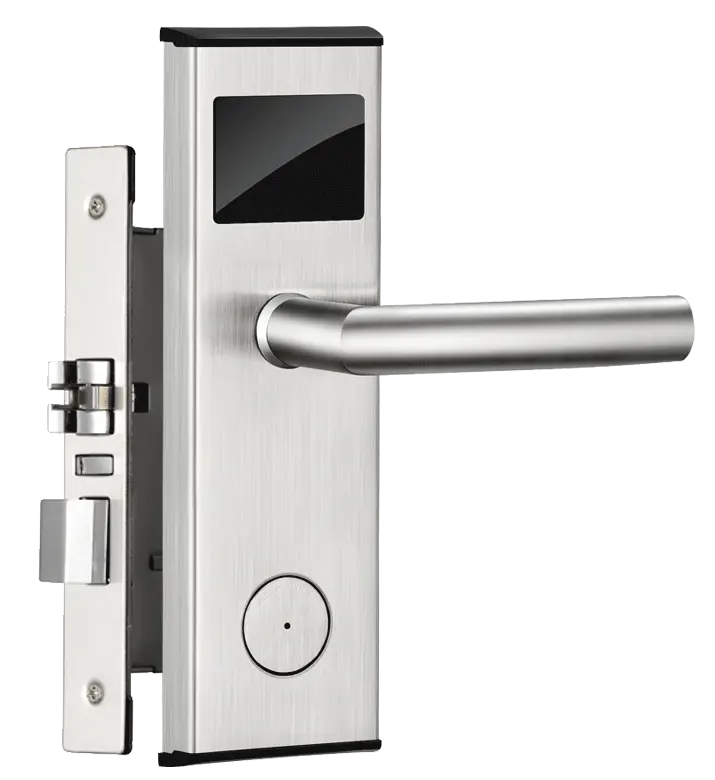 RF lettore di schede di rfid chiave intelligente porta di legno serrature sistema keyless produttore di prezzo elettronico digitale smart porta serratura dell'hotel