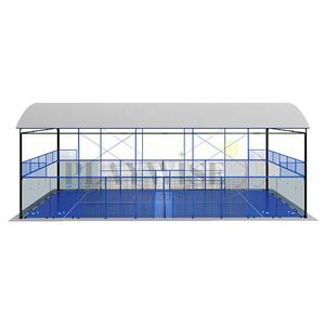 Cour de padel panoramique personnalisée Couverture de toit de cour de paddle de toit de vent extérieur pour les champs de padel - Product Image 4