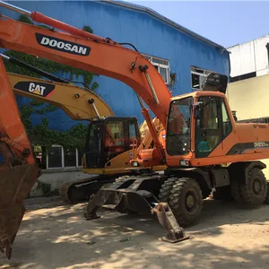 Usado DOOSAN roda escavadeira DH210W , DH210W excelente máquina em ótimo estado, DH220 DX230 alta qualidade Escavadeira De Rodas