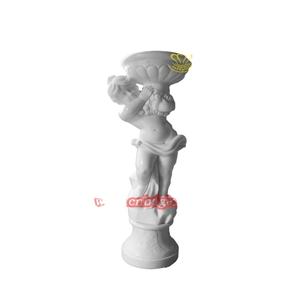 Style européen extérieur jardin rue paysage décoration marbre Statue pilier et Pot <span class=keywords><strong>de</strong></span> fleur pierre Art Sculpture à <span class=keywords><strong>vendre</strong></span> - Product Image 2