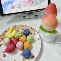 Exotisch nieuw design Happy Fruits zachte 3D mini-ijsjes fruitige smaken bedekt met chocolade mango suiker toevoegingen verpakt in doos