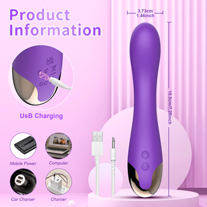 <span class=keywords><strong>Vibratore</strong></span> Punto G in Silicone <span class=keywords><strong>Morbido</strong></span> per Donne, Design Curvo, Stimolatore Clitorideo, Silenzioso, Impermeabile, Massaggiatore Corporeo, Giocattoli Sessuali per Coppie - Product Image 5