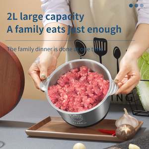 Capacité portable grand électrique en acier inoxydable 10l légumes, hachoir hachoir à viande/ - Product Image 2
