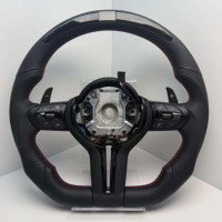 Volant LED pour BMW F10 F30 F80 E60 E90 E92 F01 F11 F20 F22 F31 E70 E71 F15 F16 M5 M3 M4 F82 Accessoires de voiture en fibre de carbone