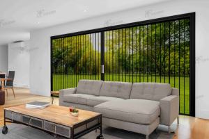 Ottimizzazione dello spazio bella e pratica moda telaio in alluminio pieghevole porta schermo maglia - Product Image 2