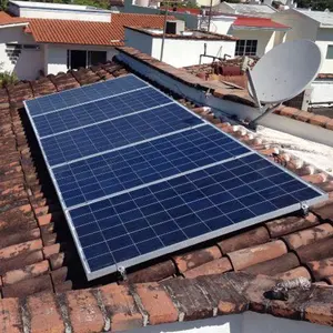 Rooftop Solar Tile Mount Aluminum Alloy Solar PV Mount Hook Solar PV Panel Mounting System
