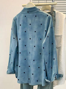 Camisa de manga larga de longitud media, diseño de estilo europeo y americano, otoño 2026 - Product Image 5