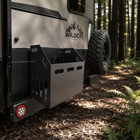 Support de camping magnétique portable - Support tactique pliable, adapté aux remorques, aux camping-cars, aux motorhomes et à une utilisation en extérieur