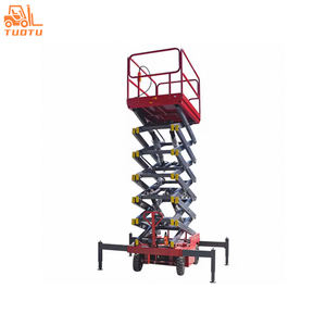 Gunting penghisap udara bergerak kualitas tinggi, pengangkat gunting tarik hidrolik kapasitas beban berat 6m-20m dengan sertifikat - Product Image 6