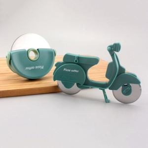 ที่ตัดพิซซ่าแบบวงกลมรูปทรงล้อจักรยานไฟฟ้าสำหรับตัดพิซซ่า - Product Image 2