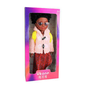 Tusalmo 2024人気の18インチベビードールおもちゃセット子供用ソフトぬいぐるみとプラスチック可動ジョイントドール - Product Image 6