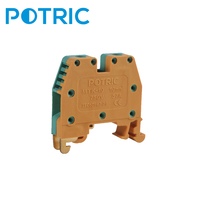 Bloc de bornes à vis POTRIC MTK-10mm, connecteur de câble à montage sur rail DIN