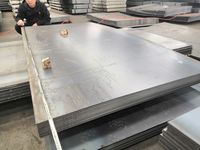 Placa de acero dulce S235JR Q235B SS400 A36 laminada en caliente para construcción de barcos Patrón de hoja de acero al carbono de acero marino