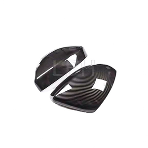 LUJESS Nuovi Specchietti Retrovisori in Fibra di Carbonio <span class=keywords><strong>Nero</strong></span> Lucido per Land Rover Range Rover Discovery Sport/<span class=keywords><strong>Evoque</strong></span> L550/L551 F-PACE - Product Image 1