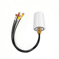 Antenne combinée GPS 3G 4G 5G LTE WiFi 4-en-1 à gain élevé, étanche, omnidirectionnelle, à montage externe sur vis, pour armoire extérieure, verticale