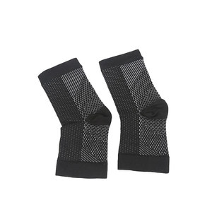 Chaussettes de compression unisexe à bout ouvert avec soutien de la cheville, respirantes, à soutien de la voûte plantaire, pour le sport, la course, la marche et la récupération - Product Image 3