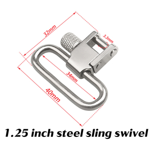 Conector de Correa de Alto Rendimiento de 1.25 Pulgadas, Ligero, Mecanizado por CNC, de Acero Inoxidable, Accesorio Táctico para Caza al Aire Libre - Product Image 5