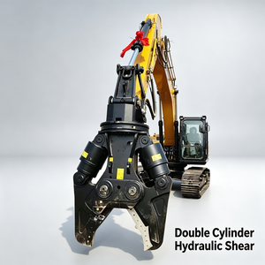 Cisaille hydraulique montée sur excavatrice à large ouverture de mâchoires, outil de <span class=keywords><strong>démolition</strong></span> automatique pour chantier - Product Image 5