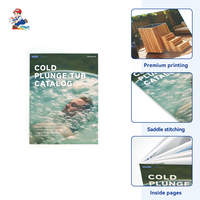 Impression personnalisée de rapports annuels et mensuels à piqûres apparentes avec estampage à chaud, estampage à froid 3D et revêtement UV