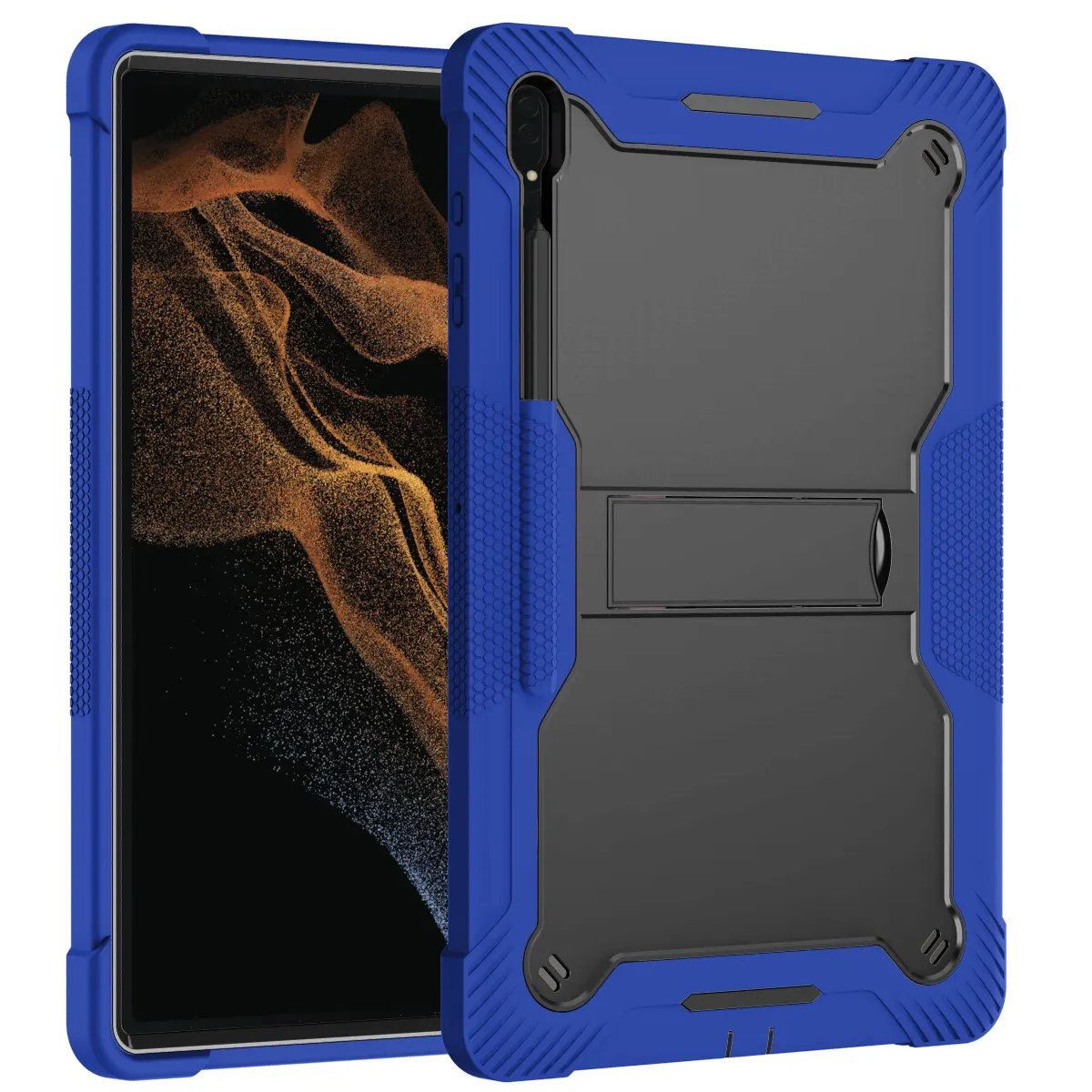 Aksesori Tablet Casing Penutup Belakang Silikon Terbaru 2022 untuk Samsung Galaxy Tab S8 Ultra 14.6 Inci X900 X906 Casing Penutup