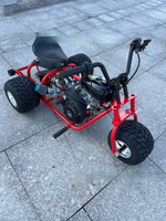 Triciclo Todoterreno para Adultos, Mini Triciclo de Carreras, Triciclo de Gas con Ruedas Grandes, Buggy Todoterreno de 3 Ruedas