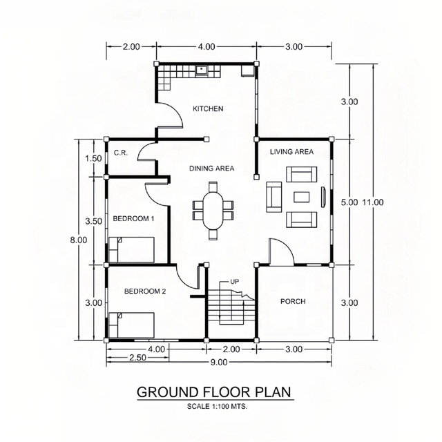 Mood Board Whole House Customization Interior Design Services 3D CAD Drawings Eco-Friendly Durable Minimalist Living Room