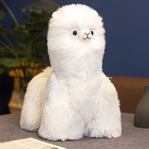 Peluche de Alpaca de Pelo Largo, Muñeco de Peluche Bonito de Pie, Decoración del Hogar, 32/40/50/80cm - Product Image 2