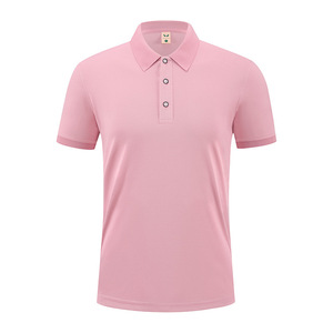 <b>Polo</b> Shirt Short Sleeve Solid Color Polyester Moisture Wicking Daily Wear - Product Image 4