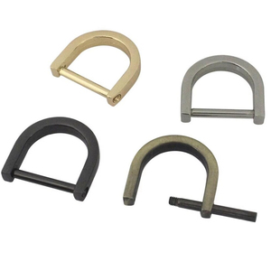 Correa <span class=keywords><strong>para</strong></span> Bolso con Hebilla en D Desmontable, Anillo en D en Forma de U, Herraje Metálico, Hebilla Ajustable <span class=keywords><strong>para</strong></span> <span class=keywords><strong>Cartera</strong></span>, Accesorio de Cadena <span class=keywords><strong>para</strong></span> Bolso - Product Image 1