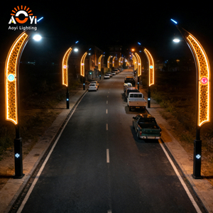 Modern LED Street Light, Artistic Shape Decorative Road Lighting for City <strong>Boulevard</strong>, Highway Decoration - Product Image 4