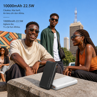 Batterie externe compacte 10000mAh 22.5W pour les magasins de détail et les commandes d'accessoires en gros