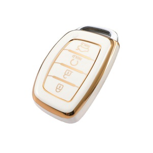 Accesorios personalizados para coche, funda para llave de coche 3D, funda Fob, llavero de Control remoto, bolsa de protección para <span class=keywords><strong>Hyundai</strong></span> <span class=keywords><strong>Kona</strong></span> Santa Fe I30 - Product Image 3