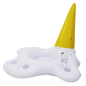 PVC Inflatable Cup Holder White Floating Ice Tray Summer Pool Accessory - Product Image 3