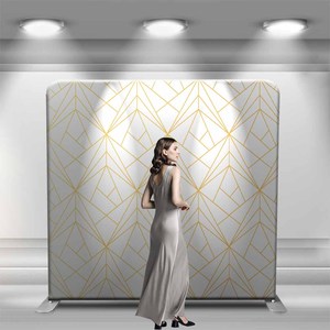 Tùy chỉnh căng thẳng vải hiển thị 8ft x 8ft Photo Booth Backdrop cho bán - Product Image 5
