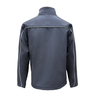 Ropa de Trabajo Unisex Resistente al Viento, Softshell, Poliéster Elástico con Membrana TPU, Diseño sin Costuras y Estampado por Transferencia de Calor