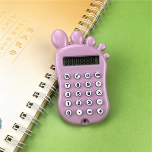 Cute Mini Footprint Calculator 8 Digit Candy Colored Portable For Elementary Students - Product Image 4