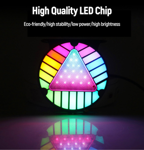 Luci di Avvertimento per Auto, Luce di Navigazione <span class=keywords><strong>LED</strong></span> Arcobaleno per Camion, Luce Demoniaca, Luce Lampeggiante Anticollisione Posteriore per Paraurti - Product Image 3