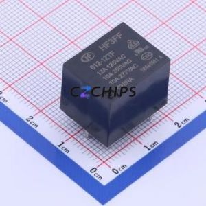 HF3FF/012-1ZTF Power Relay Through hole Component (THT),15.2x19mm Relay 12V 1 Changeover: 1C (SPDT-Changeover)::: 5 360mW - Product Image 1