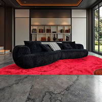 Modernes Italienisches Design Alien-Stil Konvertierbares Modulares Sofa Gestrickte Grobe Baumwolle Wolle Hochelastische Schwammfüllung Villa