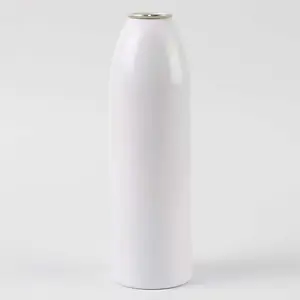 Großhandel Beliebte weiße Aluminium Sprüh pulver Gas ventil Aerosol dose 150 ml 250 ml 400 ml