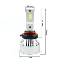 Lampu LED Mobil Super Terang X9S 55W 10000LM Fungsi Canbus Kuat HB3 HB4 9005 9006