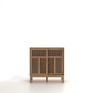 Buffet moderne en bois grainé pour salon et salle à manger - Product Image 1