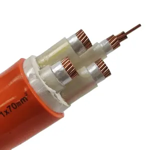 PVC-PUR-XLPE 0.6/1.0KV 3/4/5 Core BBTRZ Fire-Proof Mineral Insulated Copper Aluminum Power Cables