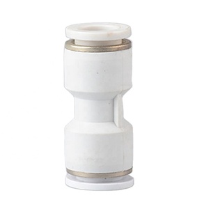 Raccord pneumatique à emboîtement rapide en plastique et laiton <span class=keywords><strong>de</strong></span> qualité supérieure, série PUC PC PG, avec surface lisse et connexion pour tuyau - Product Image 1