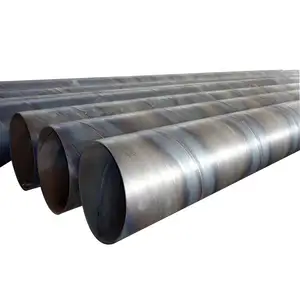 Tubo in acciaio spesso 6mm-20mm Ssaw tubo in acciaio al carbonio da 609 Mm tubo in acciaio saldato a spirale con cucitura elicoidale utilizzato per oleodotti e gasdotti